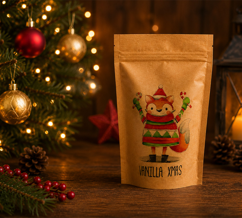 Vanilla Xmas Leo Tea w opakowaniu doypack